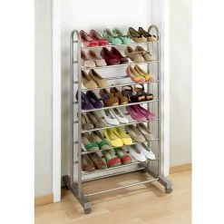 WENKO Etagère à Chaussures - Giant - 43 X 116 X 125,5 - Marron 10 WENKO Etagère à Chaussures - Giant - 43 X 116 X 125,5 - Marron -WENKO Soldes 6389625 4