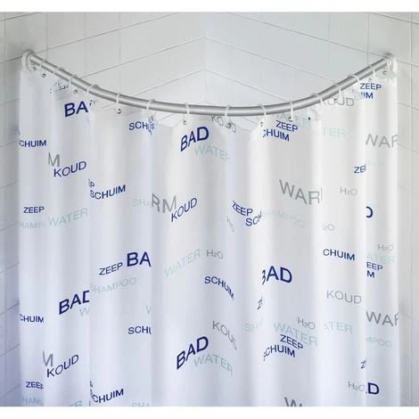 WENKO Barre De Douche Arquée - Inox - Diam. 2,5 X 90 - Argent 3 WENKO Barre De Douche Arquée - Inox - Diam. 2,5 X 90 - Argent