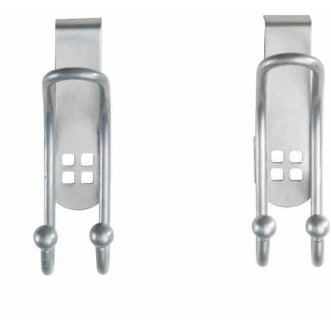 WENKO Crochet De Porte Perforé - Argent 4 WENKO Crochet De Porte Perforé - Argent – Image 2