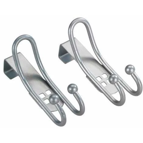 WENKO Crochet De Porte Perforé - Argent 5 WENKO Crochet De Porte Perforé - Argent – Image 3