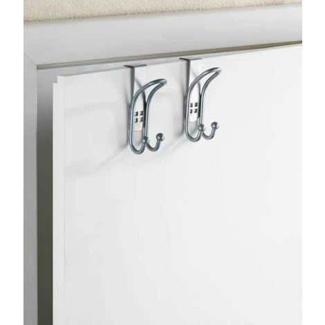 WENKO Crochet De Porte Perforé - Argent 7 WENKO Crochet De Porte Perforé - Argent – Image 5