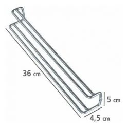 WENKO Porte Ceinture Et Rangement Cravate Mural, Accessoire Dressing Rangement, Métal, 36x5x4.5 Cm, Argent - Argent Brillant 9 WENKO Porte Ceinture Et Rangement Cravate Mural, Accessoire Dressing Rangement, Métal, 36x5x4.5 Cm, Argent - Argent Brillant -WENKO Soldes 6577876 3