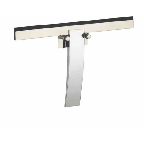 WENKO Raclette Salle De Bain, Raclette De Douche, Gela, Zinc Inoxydable, 24x16 Cm, Brillant - Brillant 3 WENKO Raclette Salle De Bain, Raclette De Douche, Gela, Zinc Inoxydable, 24x16 Cm, Brillant - Brillant