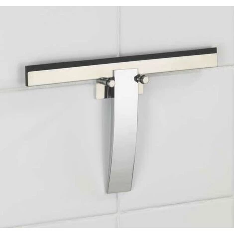 WENKO Raclette Salle De Bain, Raclette De Douche, Gela, Zinc Inoxydable, 24x16 Cm, Brillant - Brillant 5 WENKO Raclette Salle De Bain, Raclette De Douche, Gela, Zinc Inoxydable, 24x16 Cm, Brillant - Brillant – Image 3