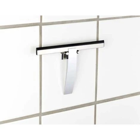 WENKO Raclette Salle De Bain, Raclette De Douche, Gela, Zinc Inoxydable, 24x16 Cm, Brillant - Brillant 6 WENKO Raclette Salle De Bain, Raclette De Douche, Gela, Zinc Inoxydable, 24x16 Cm, Brillant - Brillant – Image 4