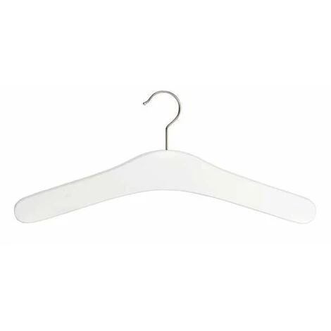 WENKO Cintre Bois Berlin Blanc - Blanc 4 WENKO Cintre Bois Berlin Blanc - Blanc – Image 2