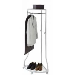 WENKO Penderie D'angle, Portant Vêtements Sur Roulettes, Pointy, H112-166 11 WENKO Penderie D'angle, Portant Vêtements Sur Roulettes, Pointy, H112-166 -WENKO Soldes 6577909 5