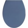 WENKO Abattant WC Avec Frein De Chute Samos, Abattant WC Clipsable Avec Fixation Inox, Duroplast, 37,5x44,5 Cm, Bleu Ardoise - Bleu - Bleu Foncé 2 WENKO Abattant WC Avec Frein De Chute Samos, Abattant WC Clipsable Avec Fixation Inox, Duroplast, 37,5x44,5 Cm, Bleu Ardoise - Bleu - Bleu Foncé -WENKO Soldes 6577928 1