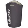 WENKO Panier à Linge Lumo "Laundry", Panier à Linge Souple Avec Poignée De Transport, Capacité 65L, Polyester, Ø35x68 Cm, Gris - Gris - Gris Foncé 2 WENKO Panier à Linge Lumo "Laundry", Panier à Linge Souple Avec Poignée De Transport, Capacité 65L, Polyester, Ø35x68 Cm, Gris - Gris - Gris Foncé -WENKO Soldes 6577932 1