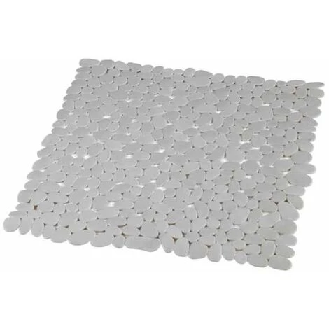 WENKO Tapis De Douche Antidérapant, Tapis De Douche, Paradise, PVC, 54x54 Cm, Taupe - Gris - Taupe 7 WENKO Tapis De Douche Antidérapant, Tapis De Douche, Paradise, PVC, 54x54 Cm, Taupe - Gris - Taupe – Image 5