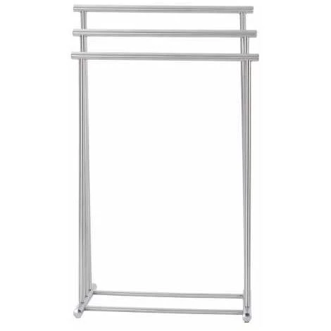 WENKO Porte Serviettes Salle De Bain Sur Pied Lioni, Acier Inoxydable, 50x37x76 Cm, Mat 4 WENKO Porte Serviettes Salle De Bain Sur Pied Lioni, Acier Inoxydable, 50x37x76 Cm, Mat – Image 2