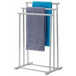 WENKO Porte Serviettes Salle De Bain Sur Pied Lioni, Acier Inoxydable, 50x37x76 Cm, Mat 7 WENKO Porte Serviettes Salle De Bain Sur Pied Lioni, Acier Inoxydable, 50x37x76 Cm, Mat -WENKO Soldes 6578021 3