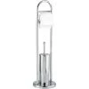 WENKO Combiné WC 2en1 Brosse WC Et Dérouleur Papier Toilette, Exclusif Vasto, Acier Inox Brillant, Ø 22x81 Cm, Chromé 1 WENKO Combiné WC 2en1 Brosse WC Et Dérouleur Papier Toilette, Exclusif Vasto, Acier Inox Brillant, Ø 22x81 Cm, Chromé -WENKO Soldes 6578075 1