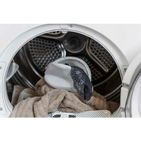 WENKO Filet Linge Machine à Laver, Sac à Linge Machine à Laver, Pour Le Linge Délicat, Lot De 2, Polyester, Ø 24x11x16 Cm, Blanc - Blanc 6 WENKO Filet Linge Machine à Laver, Sac à Linge Machine à Laver, Pour Le Linge Délicat, Lot De 2, Polyester, Ø 24x11x16 Cm, Blanc - Blanc – Image 4