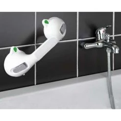 WENKO Poignée Baignoire De Sécurité Secura, Barre D'appui Salle De Bain, Fixation Sans Perçage Ventouse, Plastique, 29x11,5x8,5 Cm, Blanc - Blanc 11 WENKO Poignée Baignoire De Sécurité Secura, Barre D'appui Salle De Bain, Fixation Sans Perçage Ventouse, Plastique, 29x11,5x8,5 Cm, Blanc - Blanc -WENKO Soldes 6578168 5