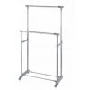 WENKO Portant Vêtements Double, Portant Vêtement Sur Roulettes, Twin Bars -WENKO Soldes 6578169 1