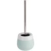 WENKO Porte Brosse WC Céramique Malta, Brosse WC Silicone Noire, Céramique, Ø 13,6x39 Cm, Vert Menthe/blanc 2 WENKO Porte Brosse WC Céramique Malta, Brosse WC Silicone Noire, Céramique, Ø 13,6x39 Cm, Vert Menthe/blanc -WENKO Soldes 6578192 1