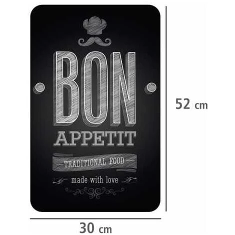WENKO Protection Plaque De Cuisson, Couvre Plaque De Cuisson En Verre "Bon Appetit", Lot De 2, Verre Trempé, 30x52 Cm, Multicolore 6 WENKO Protection Plaque De Cuisson, Couvre Plaque De Cuisson En Verre "Bon Appetit", Lot De 2, Verre Trempé, 30x52 Cm, Multicolore – Image 4
