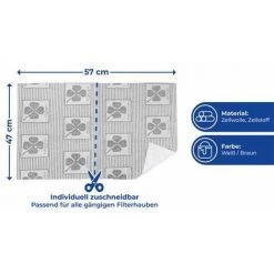 WENKO Filtre Hotte Aspirante - Blanc -WENKO Soldes 6578270 5