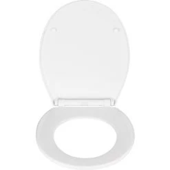 WENKO Abattant WC Avec Frein De Chute Premium Kos, Abattant WC Clipsable Avec Fixation Inox, Thermoplastique, 37x44 Cm, Blanc - Blanc 11 WENKO Abattant WC Avec Frein De Chute Premium Kos, Abattant WC Clipsable Avec Fixation Inox, Thermoplastique, 37x44 Cm, Blanc - Blanc -WENKO Soldes 6578272 5