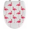 WENKO Abattant WC Avec Frein De Chute, Abattant WC Original, "Flamant Rose", Fixation Inox, Duroplast Antibactérien, 38x45 Cm, Multicolore - Multicolore 1 WENKO Abattant WC Avec Frein De Chute, Abattant WC Original, "Flamant Rose", Fixation Inox, Duroplast Antibactérien, 38x45 Cm, Multicolore - Multicolore -WENKO Soldes 6578283 1
