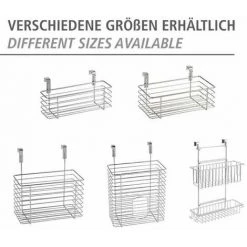 WENKO Rangement Placard Cuisine à Suspendre XS, Panier De Rangement Pour Placard, Métal, 24x10x11.5 Cm, Brillant - Chromé 11 WENKO Rangement Placard Cuisine à Suspendre XS, Panier De Rangement Pour Placard, Métal, 24x10x11.5 Cm, Brillant - Chromé -WENKO Soldes 6578301 5