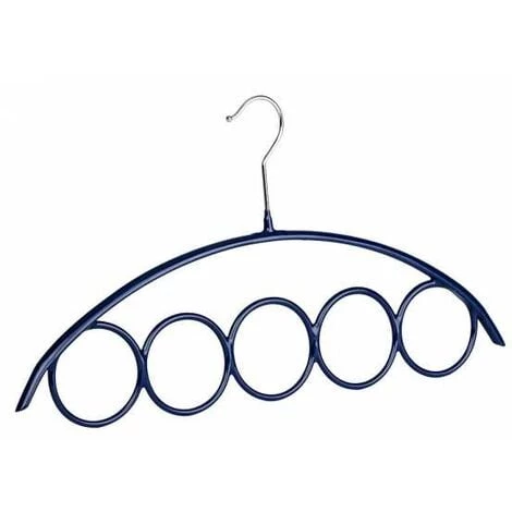 WENKO Cintre Foulard, écharpe, 5 Espaces De Rangement, Olympia - Argent Brillant 3 WENKO Cintre Foulard, écharpe, 5 Espaces De Rangement, Olympia - Argent Brillant