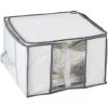 WENKO Housse Rangement Sous Vide Avec Boîte De Rangement, Soft Box S, 75% D'économie De Place, Protège Les Textiles De L'humidité Et Des Mites, Plastique, 40x25x42cm, Blanc - Transparent - Blanc 1 WENKO Housse Rangement Sous Vide Avec Boîte De Rangement, Soft Box S, 75% D'économie De Place, Protège Les Textiles De L'humidité Et Des Mites, Plastique, 40x25x42cm, Blanc - Transparent - Blanc -WENKO Soldes 6578323 1