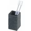 WENKO Gobelet Salle De Bain, Porte Brosse à Dent, Slate Rock Effet Ardoise, Polyrésine, 6x10,5x6 Cm, Gris - Gris - Anthracite 2 WENKO Gobelet Salle De Bain, Porte Brosse à Dent, Slate Rock Effet Ardoise, Polyrésine, 6x10,5x6 Cm, Gris - Gris - Anthracite -WENKO Soldes 6578328 1