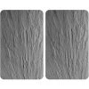 WENKO Protection Plaque De Cuisson, Couvre Plaque De Cuisson En Verre "Ardoise", Lot De 2, Verre Trempé, 30x52 Cm, Gris 2 WENKO Protection Plaque De Cuisson, Couvre Plaque De Cuisson En Verre "Ardoise", Lot De 2, Verre Trempé, 30x52 Cm, Gris -WENKO Soldes 6578330 1