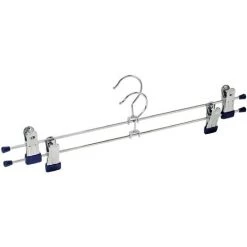 WENKO Cintre Pince Snap L40 Cm - Argent Brillant