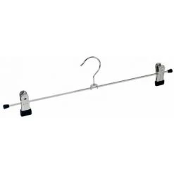 WENKO Cintre Pince Snap L40 Cm - Argent Brillant -WENKO Soldes 6578338 2