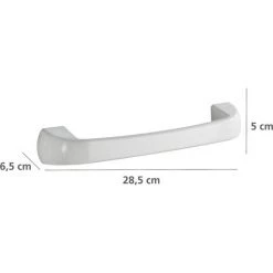 WENKO Barre D'appui WC Pure, Poignée Murale Salle De Bain, Fixation Murale, Plastique, 28,5x5x6,5 Cm, Blanc - Blanc 8 WENKO Barre D'appui WC Pure, Poignée Murale Salle De Bain, Fixation Murale, Plastique, 28,5x5x6,5 Cm, Blanc - Blanc -WENKO Soldes 6578358 3