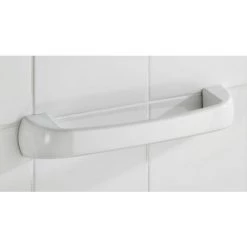 WENKO Barre D'appui WC Pure, Poignée Murale Salle De Bain, Fixation Murale, Plastique, 28,5x5x6,5 Cm, Blanc - Blanc 9 WENKO Barre D'appui WC Pure, Poignée Murale Salle De Bain, Fixation Murale, Plastique, 28,5x5x6,5 Cm, Blanc - Blanc -WENKO Soldes 6578358 4