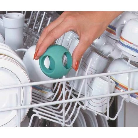 WENKO Boule De Lavage, Boule De Lavage écologique Sans Lessive, Protège Le Linge Même Délicat, Convient également Pour Le Lave-vaisselle, Lot De 2, Caoutchouc - Aimant, ø6cm, Vert - Vert 5 WENKO Boule De Lavage, Boule De Lavage écologique Sans Lessive, Protège Le Linge Même Délicat, Convient également Pour Le Lave-vaisselle, Lot De 2, Caoutchouc - Aimant, ø6cm, Vert - Vert – Image 3