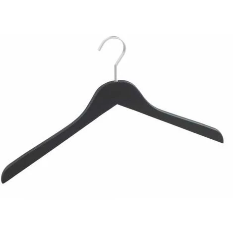 WENKO Cintre Bois, Antiglisse, Paris, Noir - Noir 3 WENKO Cintre Bois, Antiglisse, Paris, Noir - Noir