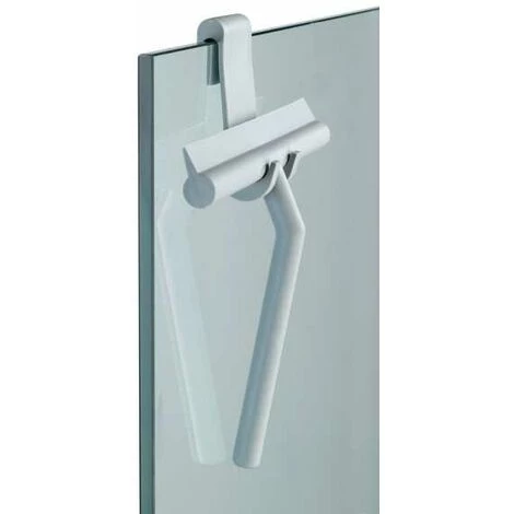 WENKO Raclette Salle De Bain, Raclette De Douche En Silicone Mola, Acier Inox, 21x24,5x4 Cm, Gris - Gris 5 WENKO Raclette Salle De Bain, Raclette De Douche En Silicone Mola, Acier Inox, 21x24,5x4 Cm, Gris - Gris – Image 3