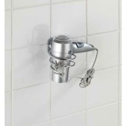 WENKO Porte Sèche Cheveux Mural Puerto Rico, Support Sèche Cheveux Mural Power-Loc® Fixation Sans Perçage, Zinc, 10x9x14 Cm, Brillant - Chromé 9 WENKO Porte Sèche Cheveux Mural Puerto Rico, Support Sèche Cheveux Mural Power-Loc® Fixation Sans Perçage, Zinc, 10x9x14 Cm, Brillant - Chromé -WENKO Soldes 6578432 3