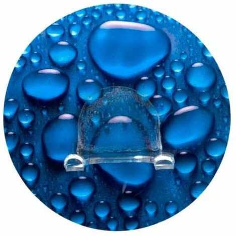 WENKO Crochet Mural Static-Loc® Duo Aqua - Multicolore 3 WENKO Crochet Mural Static-Loc® Duo Aqua - Multicolore