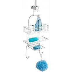 WENKO Etagere Douche à Suspendre, 3 Paniers De Douche, Ragusa, Acier Inox, 25x52x11 Cm, Brillant 8 WENKO Etagere Douche à Suspendre, 3 Paniers De Douche, Ragusa, Acier Inox, 25x52x11 Cm, Brillant -WENKO Soldes 6578444 2