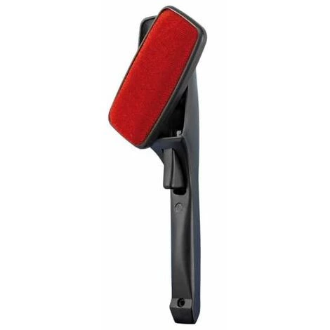 WENKO Brosse Textile Double Face Twist, Brosse Vêtement Ergonomique Pour Gaucher Et Droitier, Pour Tous Types De Textiles, Plastique, 26 X 7 X 6 Cm, Rouge - Noir - Noir 4 WENKO Brosse Textile Double Face Twist, Brosse Vêtement Ergonomique Pour Gaucher Et Droitier, Pour Tous Types De Textiles, Plastique, 26 X 7 X 6 Cm, Rouge - Noir - Noir – Image 2