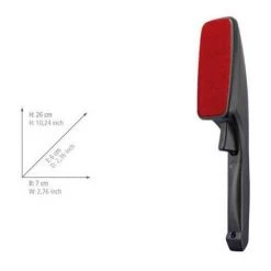 WENKO Brosse Textile Double Face Twist, Brosse Vêtement Ergonomique Pour Gaucher Et Droitier, Pour Tous Types De Textiles, Plastique, 26 X 7 X 6 Cm, Rouge - Noir - Noir 7 WENKO Brosse Textile Double Face Twist, Brosse Vêtement Ergonomique Pour Gaucher Et Droitier, Pour Tous Types De Textiles, Plastique, 26 X 7 X 6 Cm, Rouge - Noir - Noir -WENKO Soldes 6578447 3