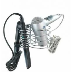 WENKO Porte Sèche Cheveux Et Lisseur, Support Mural Sèche Cheveux Et Lisseur, Milano, Acier, 21x11,5x12 Cm, Brillant - Chromé 11 WENKO Porte Sèche Cheveux Et Lisseur, Support Mural Sèche Cheveux Et Lisseur, Milano, Acier, 21x11,5x12 Cm, Brillant - Chromé -WENKO Soldes 6578453 5