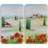 WENKO Protection Plaque De Cuisson, Couvre Plaque De Cuisson En Verre "Toscane", Lot De 2, Verre Trempé, 30x52 Cm, Multicolore 1 WENKO Protection Plaque De Cuisson, Couvre Plaque De Cuisson En Verre "Toscane", Lot De 2, Verre Trempé, 30x52 Cm, Multicolore -WENKO Soldes 6578463 1