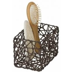 WENKO Panier Salle de bain Curly, Rangement Salle De Bain, Cellulose, 15x11x10,5 Cm, Marron - Marron 7 WENKO Panier Salle de bain Curly, Rangement Salle De Bain, Cellulose, 15x11x10,5 Cm, Marron - Marron -WENKO Soldes 6578509 3