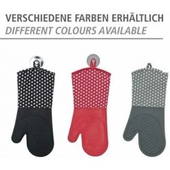 WENKO Manique Silicone, Gant De Cuisine, Gris, Lot De 2 - Gris 11 WENKO Manique Silicone, Gant De Cuisine, Gris, Lot De 2 - Gris -WENKO Soldes 6578533 5