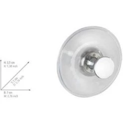 WENKO Crochet à Ventouse Arezzo - Chromé 9 WENKO Crochet à Ventouse Arezzo - Chromé -WENKO Soldes 6578537 4