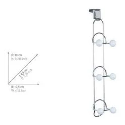 WENKO Porte-sacs Triana - Argent 9 WENKO Porte-sacs Triana - Argent -WENKO Soldes 6578542 4