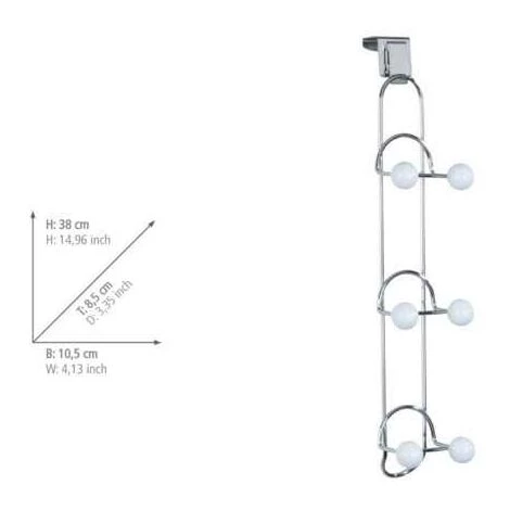 WENKO Porte-sacs Triana - Argent 6 WENKO Porte-sacs Triana - Argent – Image 4