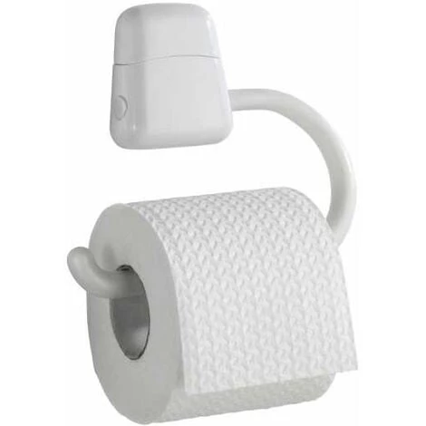 WENKO Porte Papier Toilette Mural, Dérouleur Papier Toilette Pure, Plastique, 17,5x15,5x3 Cm, Blanc - Blanc 3 WENKO Porte Papier Toilette Mural, Dérouleur Papier Toilette Pure, Plastique, 17,5x15,5x3 Cm, Blanc - Blanc